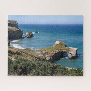 Nieuw-Zeeland Jigzaag Puzzle - Tunnel Beach Dunedi Legpuzzel