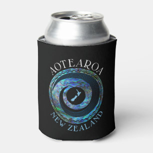 NIEUW-ZEELAND KAART KORU PAUA KOELBOX BLIKJESKOELER