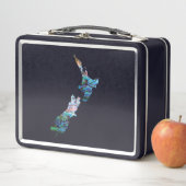 NIEUW-ZEELAND KAART PAUA (In situ)