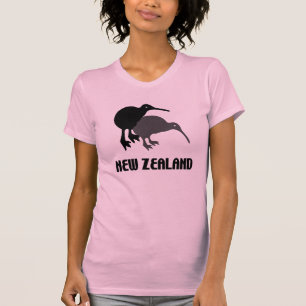 Nieuw-Zeeland Kiwi Grappige Dames Tank Top T-shirt