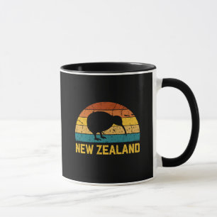 Nieuw-Zeeland Kiwi Retro Mok