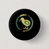  Nieuw-Zeeland Kiwi Ronde Button 3,2 Cm (Voorkant)