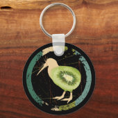  Nieuw-Zeeland Kiwi Sleutelhanger (Voorkant)