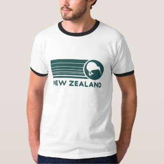 Nieuw-Zeeland Kiwi Strepen Heren T-Shirt