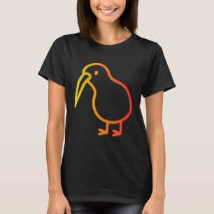 Nieuw-Zeeland Kiwi Vogeldier Wildlife 3 T-shirt