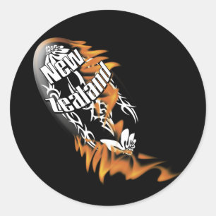 Nieuw-Zeeland Kiwis rugby supporters fan stickers