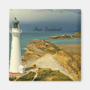 Nieuw-Zeeland met vuurtoren Magneet