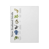 Nieuw-Zeeland Native-vogelnote Notitieblok (Gedraaid)