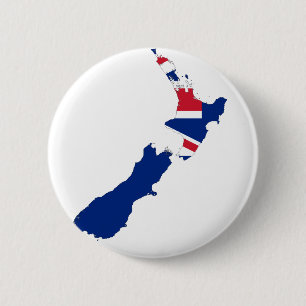 Nieuw-Zeeland NZ Ronde Button 5,7 Cm