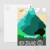 Nieuw-Zeeland ontwerp Briefkaart (Voorkant / Achterkant)