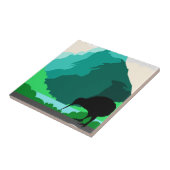 Nieuw-Zeeland ontwerp Tegeltje (Zijkant)