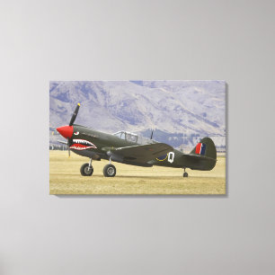 Nieuw-Zeeland, Otago, Wanaka, Warbirds Over 5 Canvas Afdruk