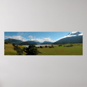 Nieuw-Zeeland Panoramiek 2 Poster