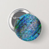NIEUW-ZEELAND PAUA RONDE BUTTON 5,7 CM (Voorkant /achterkant)