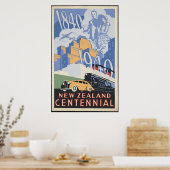 Nieuw-Zeeland Poster (Keuken)