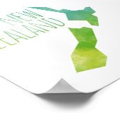 Nieuw-Zeeland Poster (Hoek)