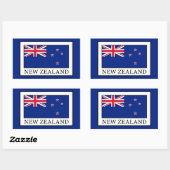 Nieuw-Zeeland Rechthoekige Sticker (Vel)