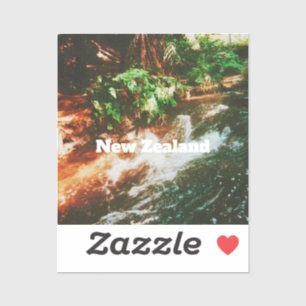 Nieuw-Zeeland Reisprint Sticker