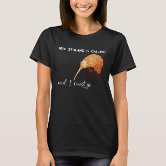 Nieuw-Zeeland roept en ik moet gaan  Nieuw-Zeeland T-shirt
