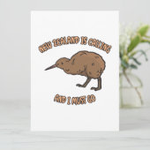 Nieuw-Zeeland roept Feestdagenkaart (Staand voorkant)