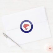 nieuw - zeeland ronde sticker (Envelop)