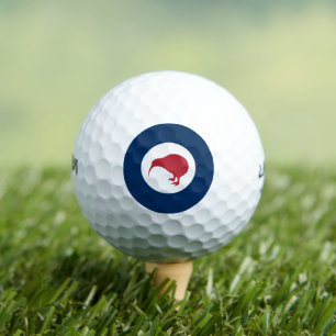 Nieuw-Zeeland rondel land vlag symbool kiwi leger Golfballen