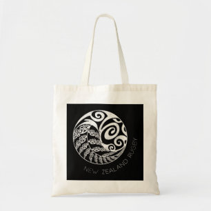 Nieuw-Zeeland Rugby Maori geïnspireerd op Kiwi en  Tote Bag