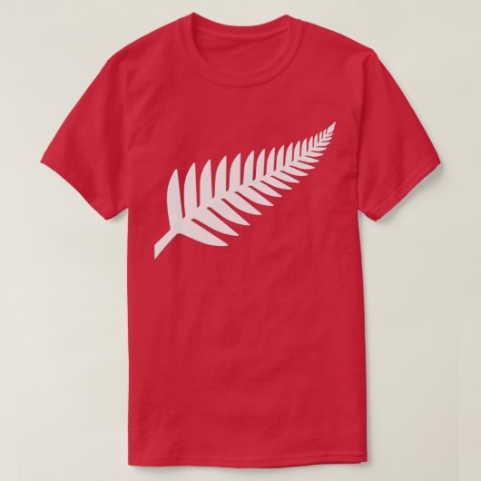 Nieuw-Zeeland Silver Fern NZ Black Proud Kiwi Rugb T-shirt (Design voorkant)