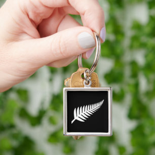 Nieuw-Zeeland Silver Fern Sleutelhanger