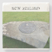 Nieuw-Zeeland Stenen Onderzetter (Voorkant)
