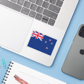 Nieuw-Zeeland Sticker (Laptop met iPhone)