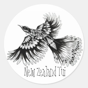 Nieuw-Zeeland Tui Sticker