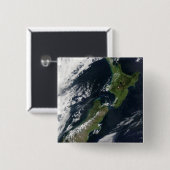 Nieuw-Zeeland Vierkante Button 5,1 Cm (Voorkant /achterkant)