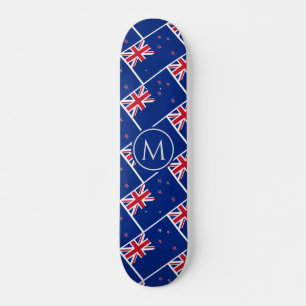 NIEUW ZEELAND Vlag Aotearoa Aangepaste MONOGRAM Skateboard