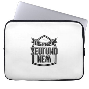 Nieuw-Zeeland Voetbal 2026 Voetbal Vet Land Typogr Laptop Sleeve