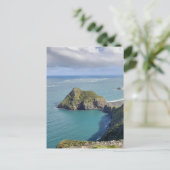 Nieuw-Zeeland Whatipu Beach Uitzicht Omanawanui Tr Briefkaart (Staand voorkant)