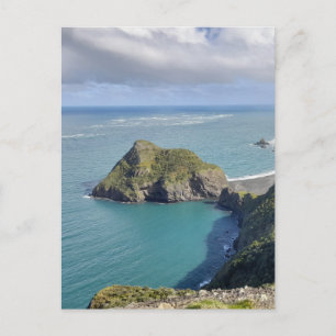Nieuw-Zeeland Whatipu Beach Uitzicht Omanawanui Tr Briefkaart