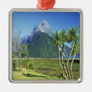 Nieuw-Zeeland, Zuid-eiland, Miter Peak, Metalen Ornament
