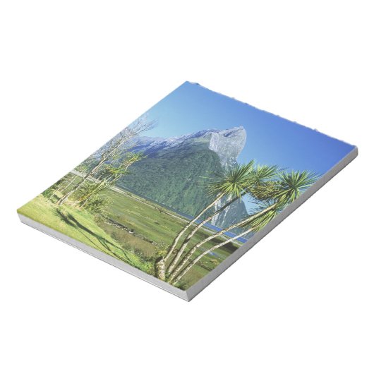 Nieuw-Zeeland, Zuid-eiland, Miter Peak, Notitieblok (Gedraaid)