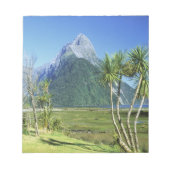 Nieuw-Zeeland, Zuid-eiland, Miter Peak, Notitieblok (Voorkant)