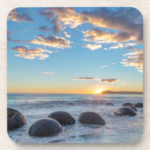 Nieuw-Zeeland, Zuid-eiland, Moeraki Boulders Drankjes Onderzetter