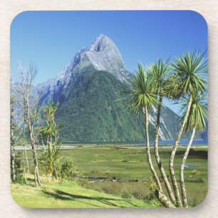 Nieuw-Zeeland, Zuidereiland, Mitre Peak, Bier Onderzetter