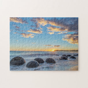 Nieuw-Zeeland, Zuidereiland, Moeraki Boulders Legpuzzel