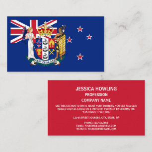 Nieuw-Zeelander Vlag & Wapen, Nieuw-Zeeland Visitekaartje