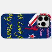 Nieuw-Zeelands cricketteam: liefde uit mijn hart Case-Mate iPhone Case (Achterkant (horizontaal))