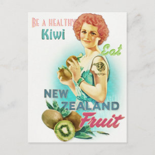 Nieuw-Zeelands kiwi briefkaart