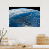Nieuw-Zeelands Noordereiland. Poster (Keuken)