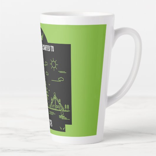 Nieuw-Zeelands staatsburgerschap Viering Gift Latte Mok (Rechts)