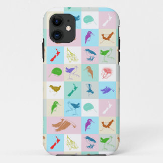 Nieuw-Zeelands vogelpatroon iPhone 11 Hoesje