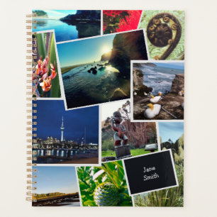 Nieuw-Zeelandse aangepaste fotocollage Planner